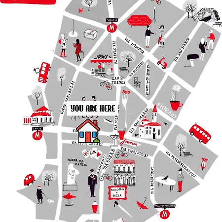 Apartment Brera Vip Spotlight - Brera - Duomo - Castello Sforzesco - Lanza Metro M2 Milan